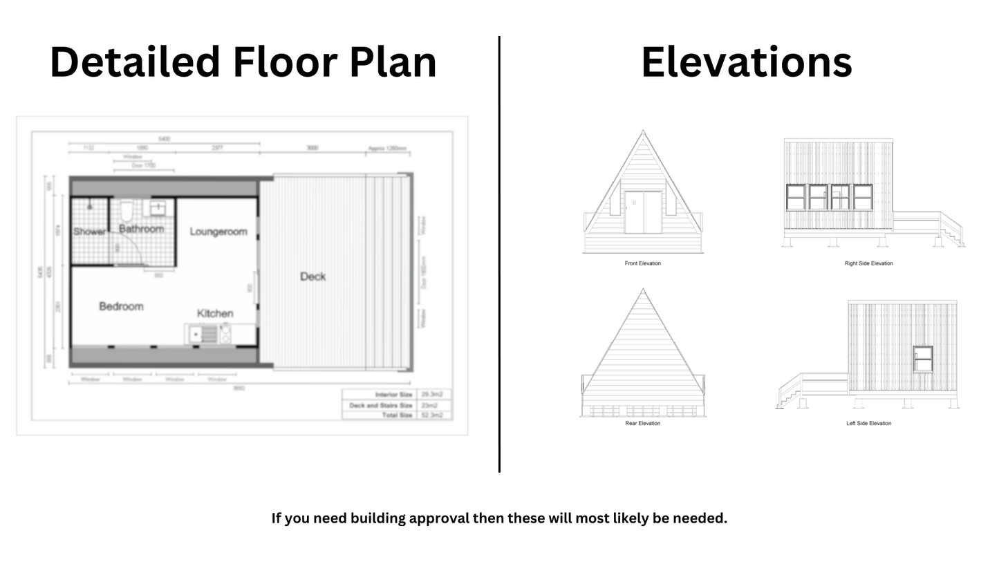 Small A-Frame Cabin - 52m2 (562 sq ft)