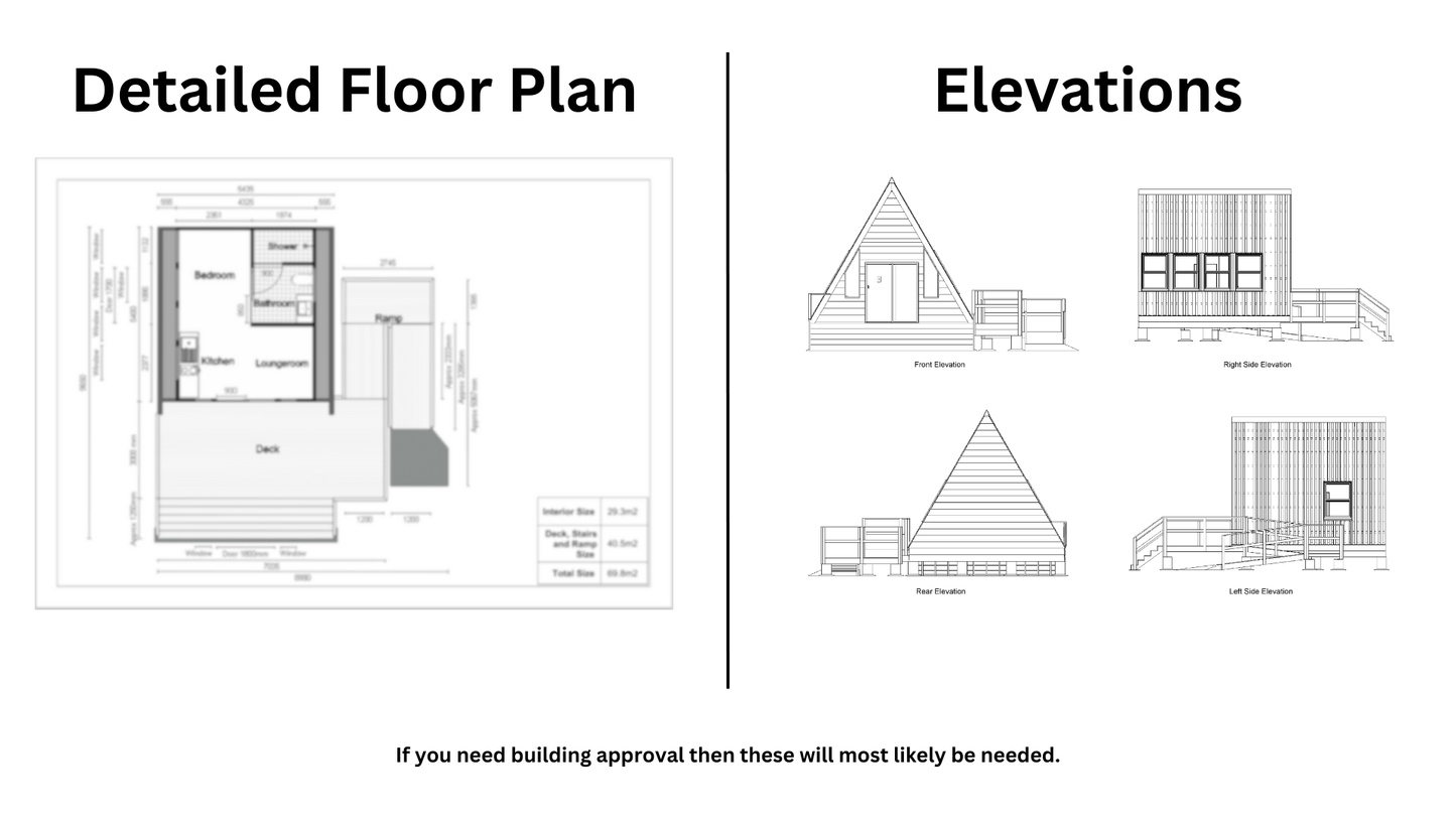 Small A-Frame Cabin - 52m2 (562 sq ft)