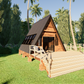 Small A-Frame Cabin - 52m2 (562 sq ft)