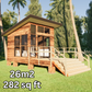 Tiny Classic Cabin - 26m2 (282 sq ft)