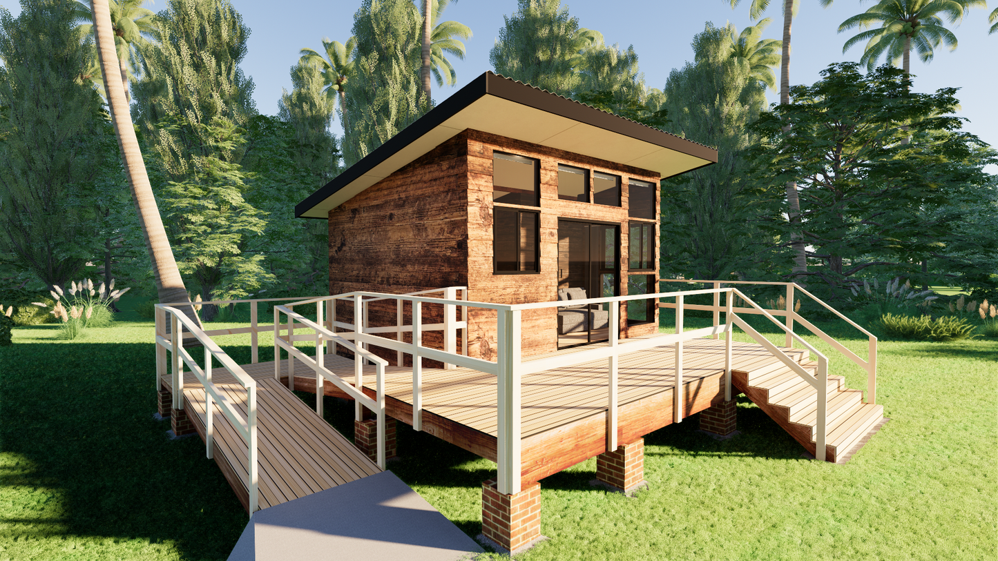 Small Classic Cabin - 38m2 (410 sq ft)