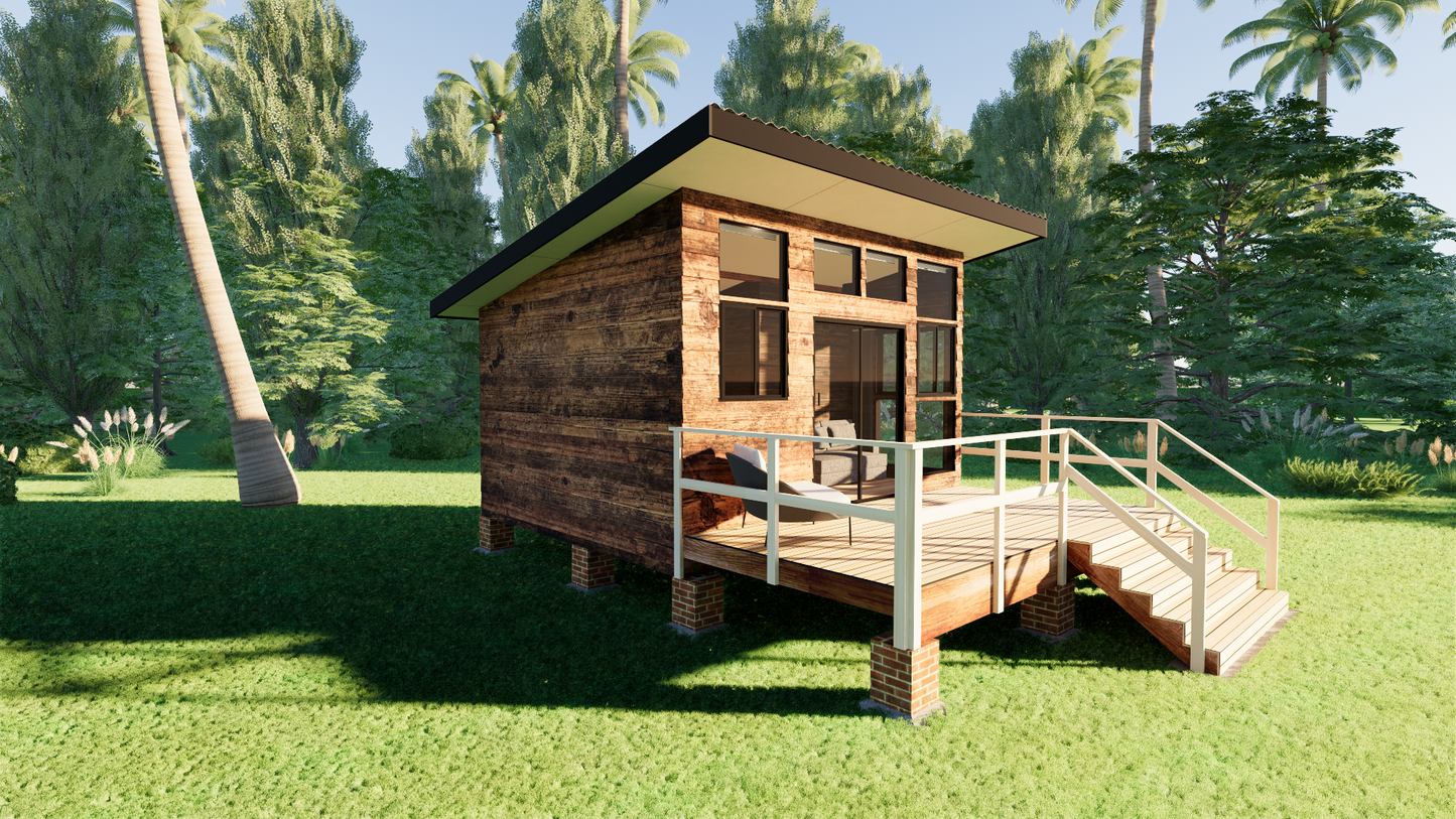 Small Classic Cabin - 38m2 (410 sq ft)