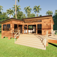 Medium L-Shape Cabin - 80m2 (865 sq ft)