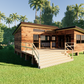 Medium L-Shape Cabin - 80m2 (865 sq ft)