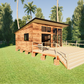 Medium Classic Cabin - 89m2 (959 sq ft)