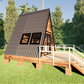 Tiny A-Frame Cabin - 34m2 (362 sq ft)