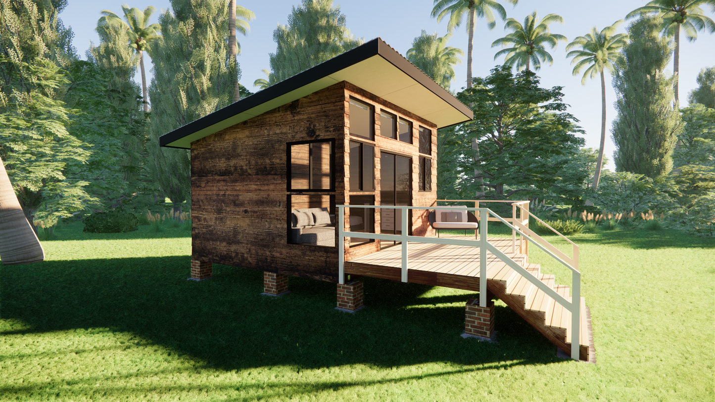 Small Classic Cabin - 38m2 (410 sq ft)