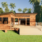 Medium L-Shape Cabin - 80m2 (865 sq ft)