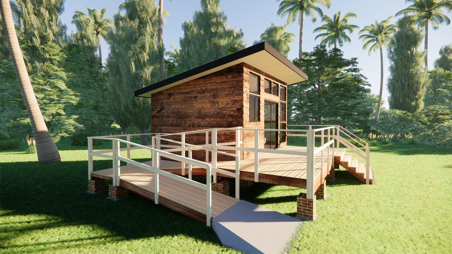 Small Classic Cabin - 38m2 (410 sq ft)