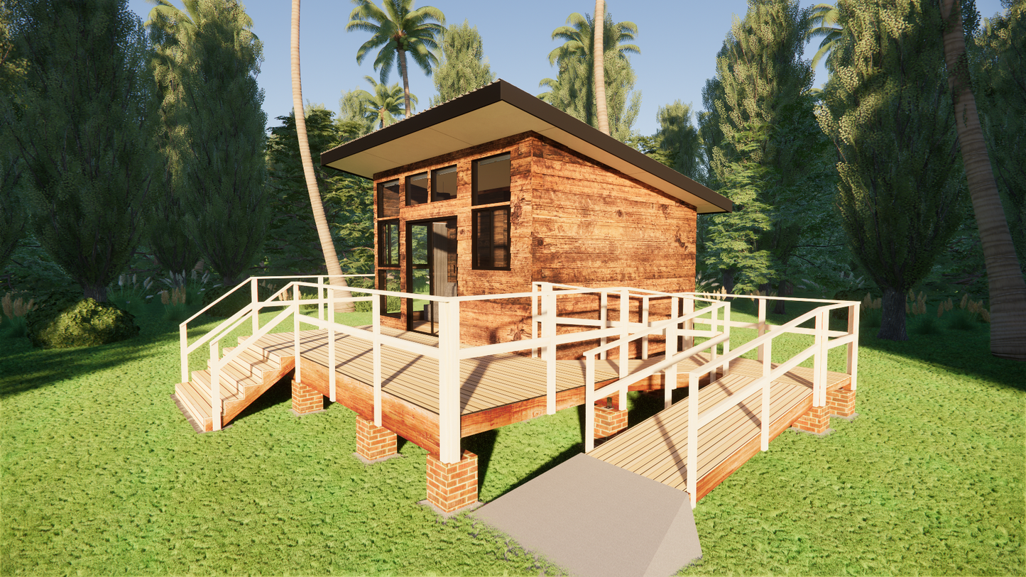 Small Classic Cabin - 38m2 (410 sq ft)