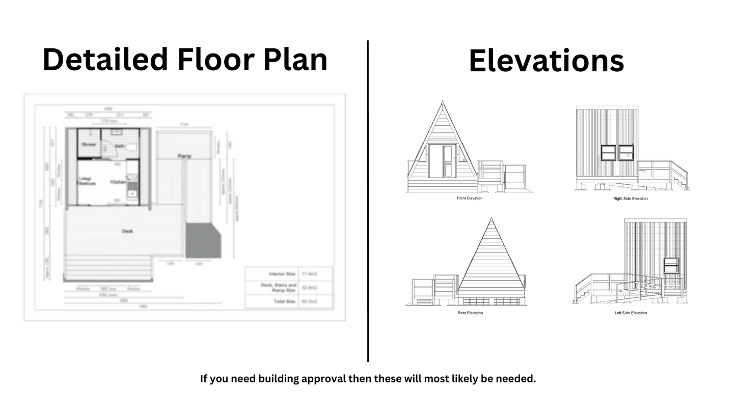 Tiny A-Frame Cabin - 34m2 (362 sq ft)